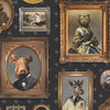 Portrait Gallery Wallpaper Navy